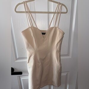 Zara women’s mini dress beige color size small